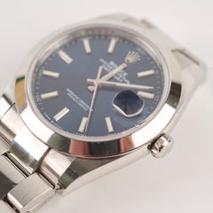 Rolex Datejust 41mm Blue Dial Watch 126300 (2019)