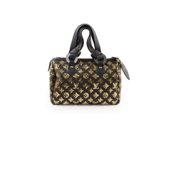 Louis Vuitton 28 Speedy Sequin Gold Monogram
