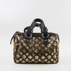 Louis Vuitton 28 Speedy Sequin Gold Monogram