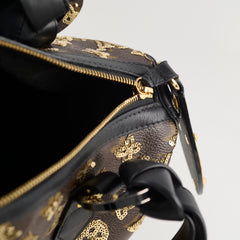 Louis Vuitton 28 Speedy Sequin Gold Monogram