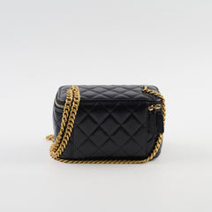 Chanel Long Vanity with Adjustable Chain Black