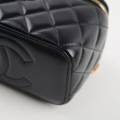 Chanel Long Vanity with Adjustable Chain Black