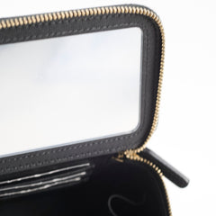 Chanel Long Vanity with Adjustable Chain Black