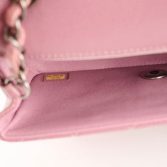 Chanel Mini Rectangular Caviar Dusty Pink Serial 21