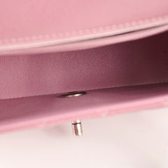 Chanel Mini Rectangular Caviar Dusty Pink Serial 21