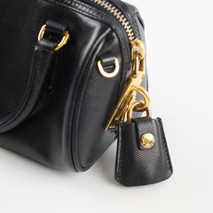 Prada Mini Saffiano Crossbody Bag in Black
