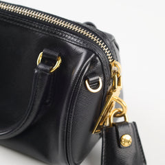 Prada Mini Saffiano Crossbody Bag in Black