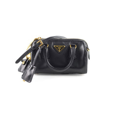 Prada Mini Saffiano Crossbody Bag in Black
