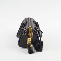 Prada Mini Saffiano Crossbody Bag in Black