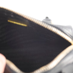 Prada Mini Saffiano Crossbody Bag in Black