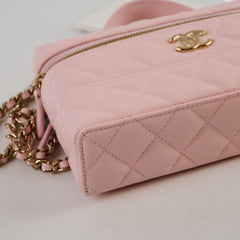Chanel Slim Vanity Caviar Pink
