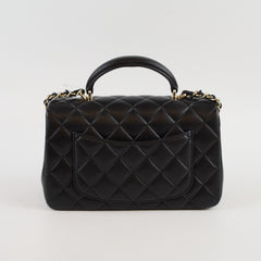 Chanel Black Top Handle Mini