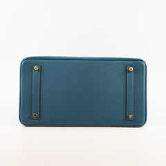 Hermès Birkin 35 Epsom Vert Bosphore- T Stamp