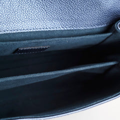 Louis Vuitton Pochette Metis Navy Nacre Metallic Empeinte