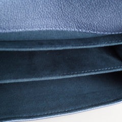 Louis Vuitton Pochette Metis Navy Nacre Metallic Empeinte