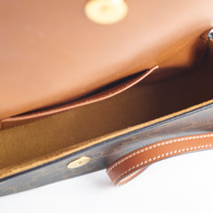 Celine Triomphe Tabou Clutch On Strap Canvas