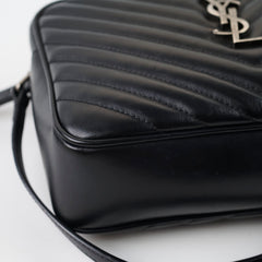 Saint Laurent Lou Camera Bag Quilted Black SHW