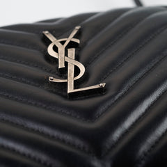 Saint Laurent Lou Camera Bag Quilted Black SHW