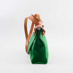 Hermes Herbag 31 Green - X Stamp