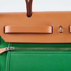 Hermes Herbag 31 Green - X Stamp