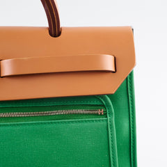 Hermes Herbag 31 Green - X Stamp