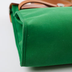 Hermes Herbag 31 Green - X Stamp