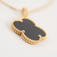 Van Cleef & Arpels Magic Alhambra 1 Motif Long Necklace Onyx (2021)