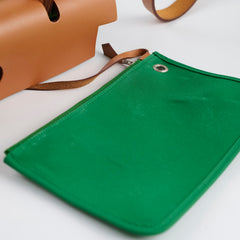 Hermes Herbag 31 Green - X Stamp