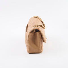 Chanel Mini Rectangular Chevron Beige 23 Series