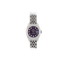 Rolex Datejust 26MM Black Dial with Diamond Bezel