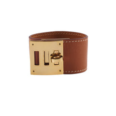 Hermes Kelly Dog Bracelet Gold