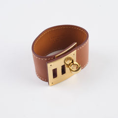 Hermes Kelly Dog Bracelet Gold