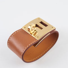Hermes Kelly Dog Bracelet Gold