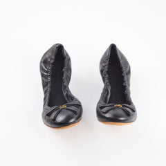 Louis Vuitton Flat Ballerina Shoes Size 35.5 Black