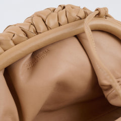 Bottega Veneta Mini Pouch Beige Leather