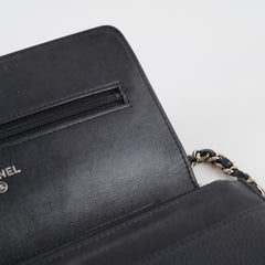 Chanel CC WOC Black Caviar