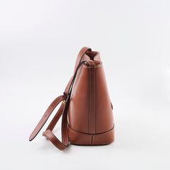 Celine Small Bucket Cuir Triomphe in Smooth Calfskin Brown