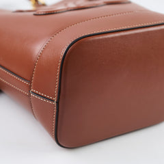 Celine Small Bucket Cuir Triomphe in Smooth Calfskin Brown