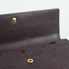 Louis Vuitton Sarah Vernis Long wallet Amarante