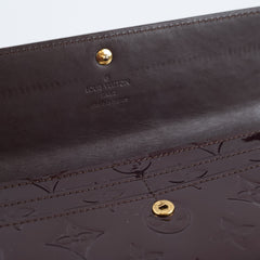 Louis Vuitton Sarah Vernis Long wallet Amarante