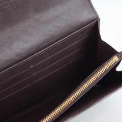 Louis Vuitton Sarah Vernis Long wallet Amarante