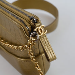Chanel Gabrielle Clutch On Chain Gold