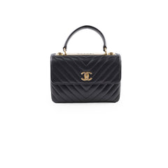 Chanel Trendy CC Small Chevron Black  25 Series