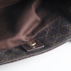 Gucci Chocolate Brown Canvas Tote