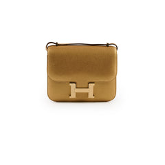 Hermes Constance Mini Cheve Dore W stamp