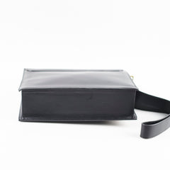 Gucci G Shoulder Bag Black GHW