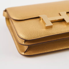 Hermes Constance Mini Cheve Dore W stamp