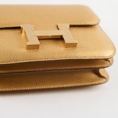 Hermes Constance Mini Cheve Dore W stamp