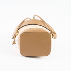 Fendi Mini Tresor Bucket Bag Beige