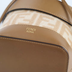 Fendi Mini Tresor Bucket Bag Beige
